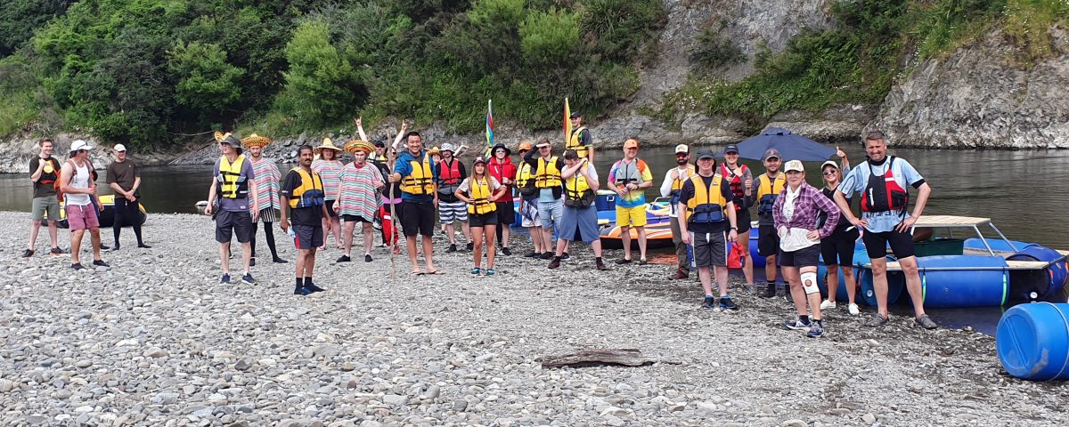 Frogparking team before going river rafting